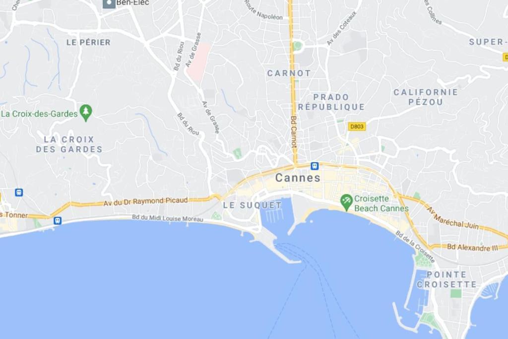 Studio Croix Des Gardes Palais Plages Cannes Exteriör bild
